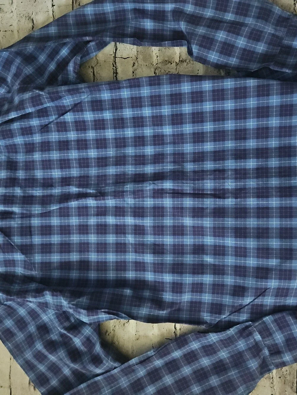 J.crew Slim Fit Blue Plaid Print Button Down Shirt Xs